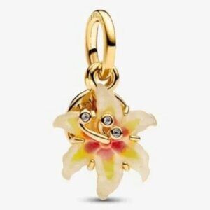 💯Pandora Disney Tangled Sundrop Flower Glow-in-the-dark Charm